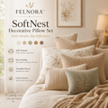 FELNORA™ SoftNest Decorative Pillow Set